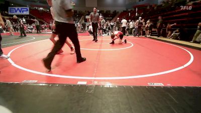 100 lbs 3rd Place - Derek Orth, Skiatook Youth Wrestling vs Hunter Caughlin, Buck Pride Wrestling