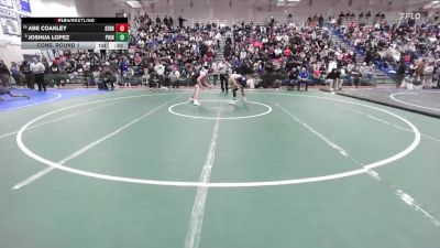 Boys 113 lbs Cons. Round 1 - Abe Coakley, Serra Boys vs Joshua Lopez, Pioneer Boys
