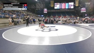 207 lbs Cons. Rd Of 16 - Hazuki Sykes, FL vs MacKenna Atkinson, PA