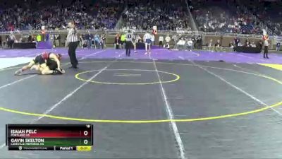 D3-144 lbs Cons. Round 2 - Isaiah Pelc, Portland HS vs Gavin Skelton, LakeVille Memorial HS