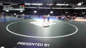 Girls 100 lbs Champ. Round 1 - Stella Minsker, Hockinson (Girls) vs Bella Phipps, Washington (Girls)