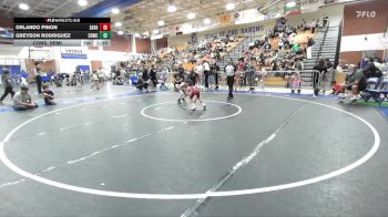 63-69 lbs Cons. Semi - Greyson Rodriguez, Church Boyz Wrestling Club vs Orlando Pinon, Hemet Youth Wrestling Club