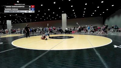 58 lbs Champ. Round 2 - Rivers Tahdooahnippah, OK vs Darren Cuevas, OK