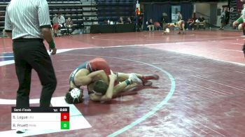 125 lbs Semifinal - Sean Logue, Lock Haven vs Brady Pruett, Univ Of Pennsylvania