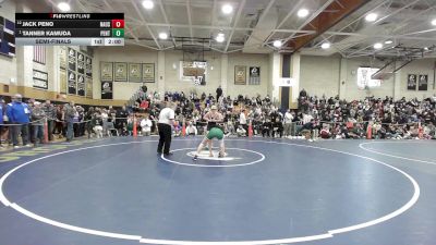 138 lbs Semifinal - Jack Peno, Nauset vs Tanner Kamuda, Pentucket