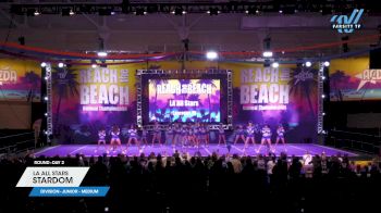 LA All Stars - Stardom [2024 L2 Junior - Medium Day 2] 2024 ACDA Reach the Beach Cheer Grand Nationals