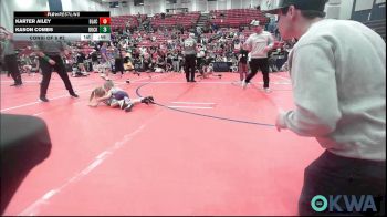 35 lbs Consi Of 8 #2 - Karter Ailey, Blackwell Wrestling Club vs Kason Combs, Buck Pride Wrestling