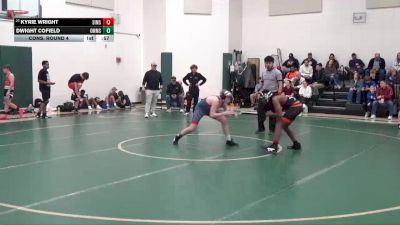 140 lbs Cons. Round 4 - Kyrie Wright, Simmons Middle School vs Dwight Cofield, Oak Mountain Middle School