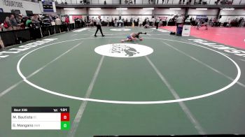 118A lbs Quarterfinal - Mikey Bautista, St. Joe's Regional High School vs Gavin Mangano, Swr