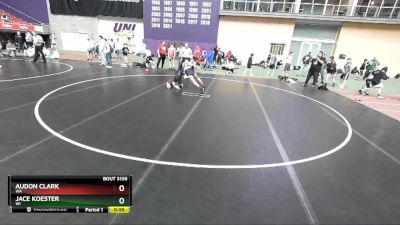 102 lbs Cons. Round 2 - Audon Clark, WA vs Jace Koester, WI