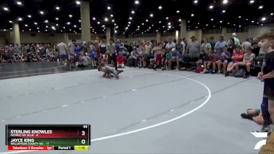 65 lbs Round 2 (6 Team) - Jayce King, Williamson County WC vs Sterling Knowles, Patriot WC Blue