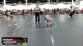 56 lbs Round 1 (6 Team) - Reid Delancey, Keystone Krush vs Jackson Claycomb, U2 Starts & Stripes