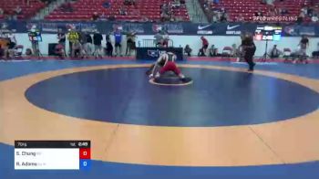 70 kg Consi Of 32 #2 - Seonghun Chung, Oregon vs Robert Adams, AJ Wrestling Club