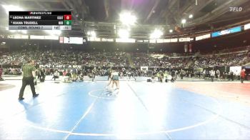 130 lbs Cons. Round 7 - Leona Martinez, Central Catholic vs Kiana Trudell, Meridian