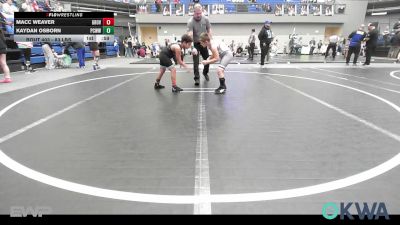 83 lbs Rr Rnd 1 - Macc Weaver, Grover Rains Wrestling Club vs Kaydan Osborn, Ponca City Wildcat Wrestling
