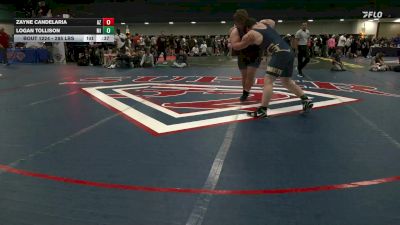 285 lbs Consi Of 4 - Zayne Candelaria, AZ vs Logan Tollison, MI