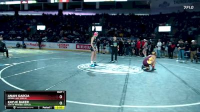 Girls 145 lbs Quarterfinal - Kaylie Baker, South Whidbey (Girls) vs Anahi Garcia, Moses Lake (Girls)