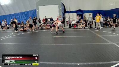 126 lbs Round 2 (8 Team) - Jackson Crowder, Noke RTC vs Eddie Vitu, CP Wrestling