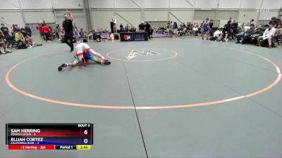 138 lbs Round 1 (8 Team) - Sam Herring, Pennsylvania vs Elijah Cortez, California Blue