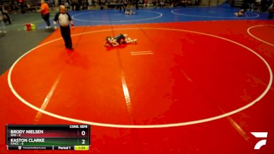 95 lbs Semis & 1st Wrestleback (8 Team) - Kaston Clarke, F/MCC vs Brody Nielsen, KMS