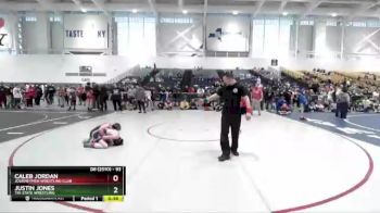 93 lbs Cons. Round 3 - Justin Jones, Tri-State Wrestling vs Caleb Jordan, Journeymen Wrestling Club