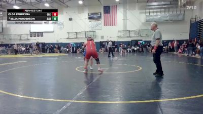 235 lbs Quarterfinal - Olga Ferreyra, Oregon City vs Eliza Henderson, Aloha