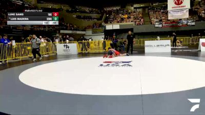 Intermediate Boys - 77 lbs Quarters - Luke Sams, Tracy Wrestling Club vs Luis Madera, Southwest Stallions Wrestling Club