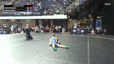 62 lbs 1st Place Match - Jace McMains, Immortal Athletic WC vs Jacob Tonitis, Steel Valley Renegades