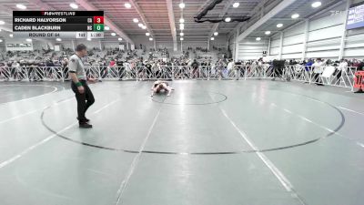 160 lbs Round Of 64 - Richard Halvorson, CA vs Caden Blackburn, NC