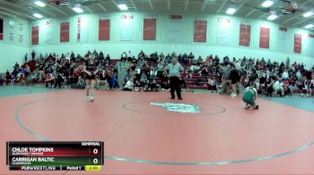 135 lbs Semifinal - Carrigan Baltic, Cloverleaf vs Chloe Tompkins, Olentangy Orange
