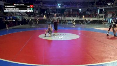 6A 106 lbs Champ. Round 1 - Barrett Adams, Wetumpka vs Dean Farque, Oxford