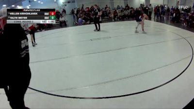 116 lbs Cons. Round 2 - Talyn Meyer, Randolph vs Kellen Krivohlavek, Big Red Wrestling Club