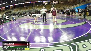 120 lbs Champ. Round 2 - Arielle Yantin, Matanzas vs Hailee Moder, First Baptist Academy