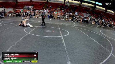 68 lbs Round 3 (8 Team) - Daniel Kinley, Rogue WC vs Mack Hageman, Xtreme Team