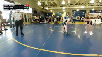 132 lbs Cons. Round 4 - Lucca Aragon, Kongkrete Wrestling Academy vs Joshua Viera, Matter Academy