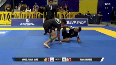 Marco Mendes vs Manuel Farfan Arias 2025 Pan IBJJF Jiu-Jitsu No-Gi Championship