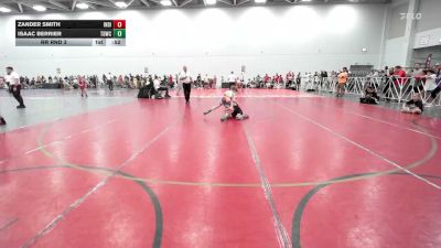 80 lbs Rr Rnd 3 - Zander Smith, Indiana Outlaws Red - EL vs Isaac Berrier, TDWC Minions Blue - EL
