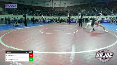 80 lbs Consi Of 8 #2 - Kyan Smith, Maize WC vs Tenner Gregory, Prodigy Elite Wrestling