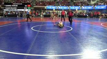 58 lbs Quarterfinal - Gabriel Fowler, Cody Wrestling Club vs Caleb Willson, Miles City Wrestling Club