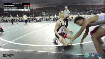 119 lbs 5th Place - Liam Newton, Team Tulsa Wrestling Club vs Christian Ketiku, Bartlesville Wrestling Club