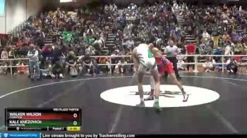 120 lbs 5th Place Match - Walker Wilson, Evanston vs Kale Knezovich, Green River