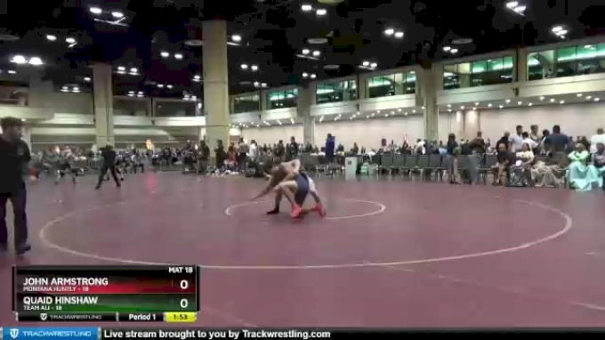 152 lbs Placement (16 Team) - Quaid Hinshaw, Team Ali vs John Armstrong ...