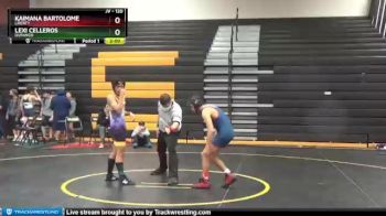 120 lbs Champ. Round 2 - Kaimana Bartolome, Liberty vs Lexi Celleros, Durango