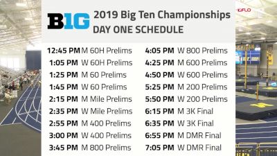 2019 Big Ten Indoor Championships - Day One Replay