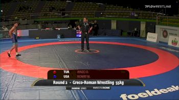 55kg Match - Max Nowry, USA vs Dogus Ayazci, TUR