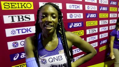 Angie Annelus Wins Heat In Wide-Open 200m
