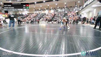 52 lbs Rr Rnd 2 - Tayt Todd, Eufaula Ironheads Wrestling Club vs Adain Holmes, Sallisaw Takedown Club 2