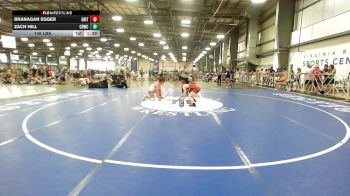 145 lbs Rr Rnd 2 - Branagan Egger, Gritty Grapplers vs Zach Hill, Camp Reynolds