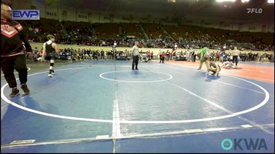 112 lbs 7th Place - Brody Parker, Harrah Little League Wrestling vs Korbin Whitchurch, Sperry Wrestling Club