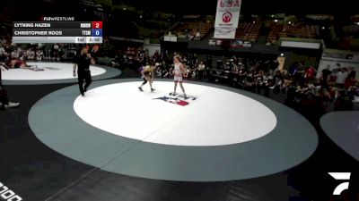 113 lbs Lytning Hazen, MDWA - Mount Diablo Wrestling Association vs Christopher Roos, TCWA - Tri-Counties Wrestling Association